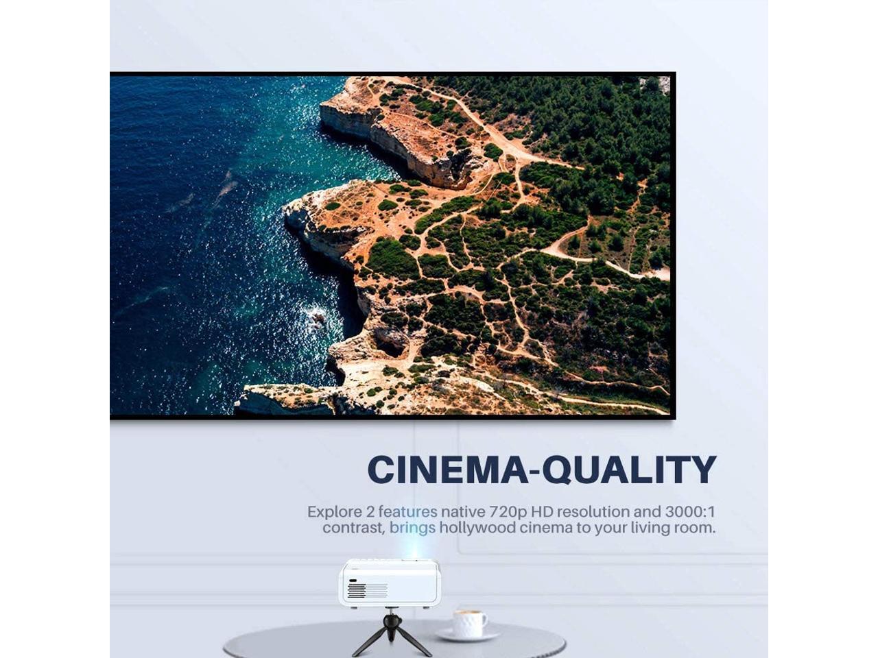 VIVIMAGE Explore 2 Mini WiFi Projector 