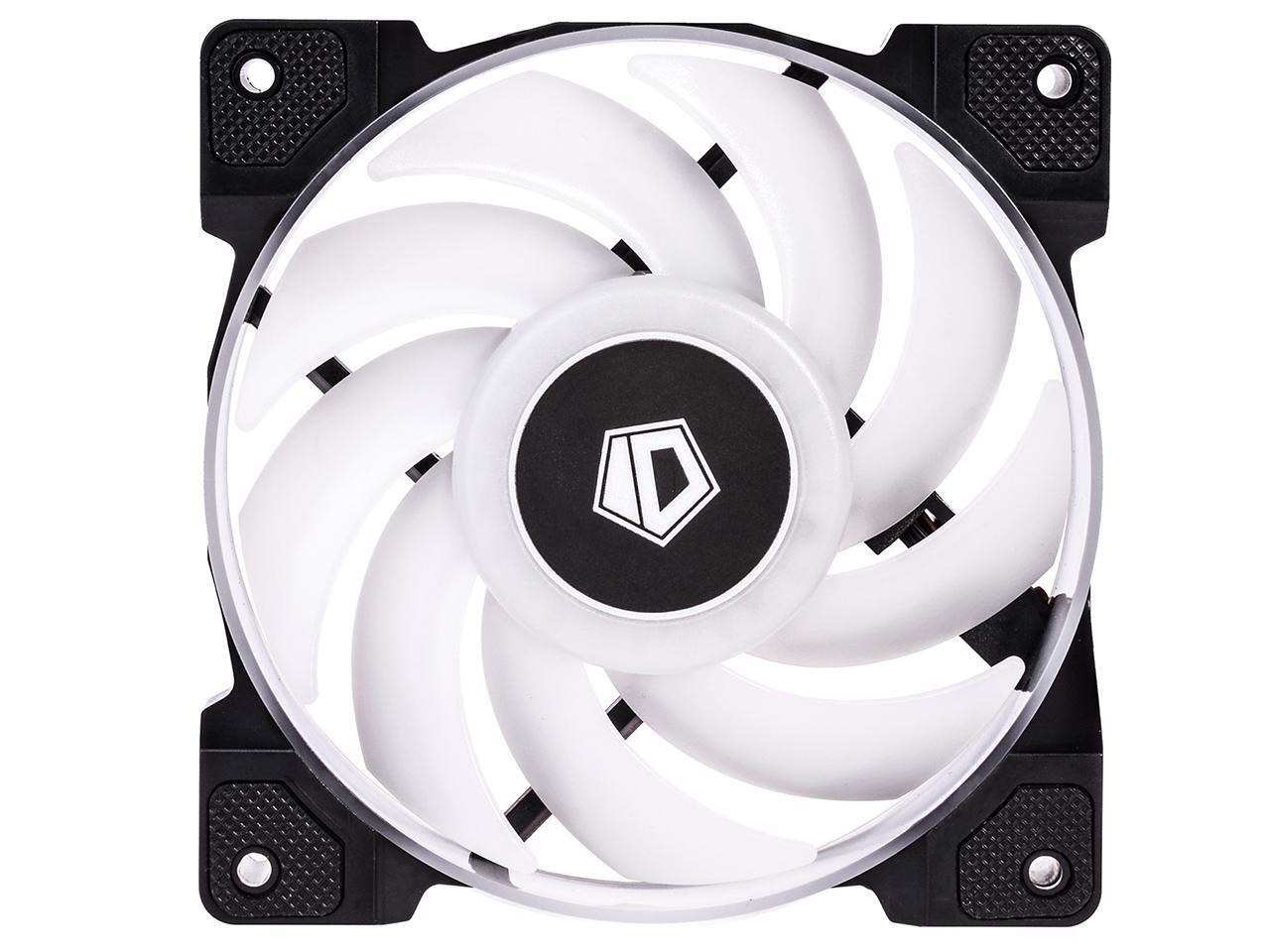IDCOOLING DF12025RGB 3pcs RGB Fan Pack, RGB Sync with Asus/MSI