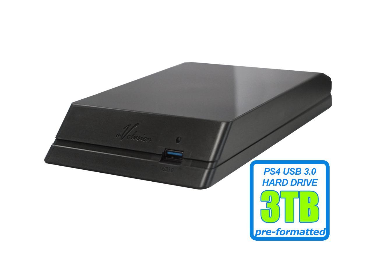 Avolusion HDDGear 3TB USB 3.0 External Gaming Hard Drive (for PS4, PS4  Slim, PS4 Slim Pro)