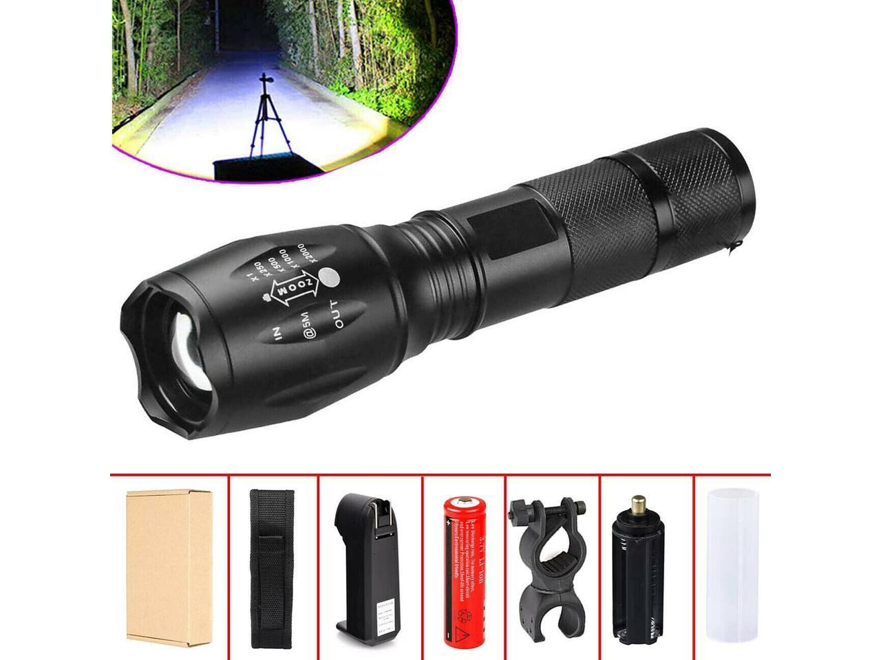 ULTRAFIRE TACTICAL TORCH LED MODEL G700 FLASHLIGHT BATTERY RECHARGEABLE 18650 