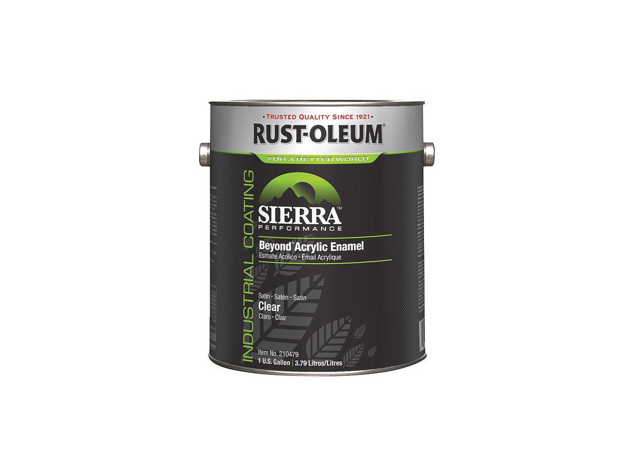 RUST-OLEUM 210479 1 gal. Clear Satin Latex Interior ...