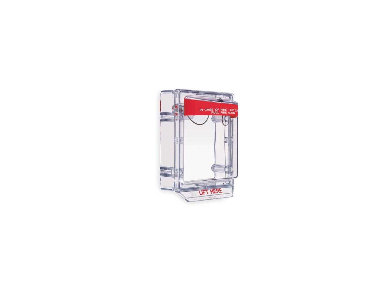 Pull Station Guard, Polycarbonate, Surface