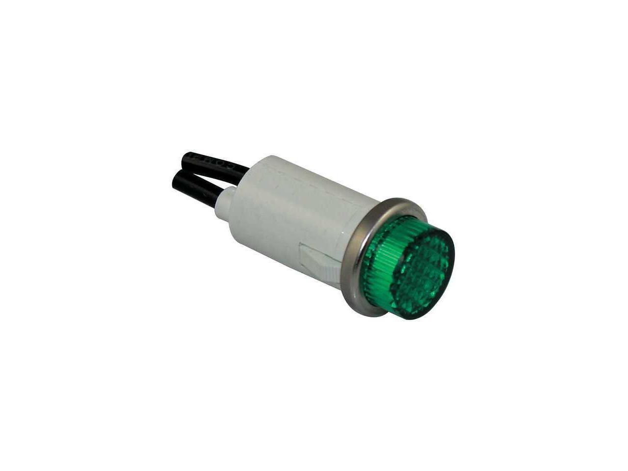 DAYTON 22NY50 Raised Indicator Light,Green,120V - Newegg.com