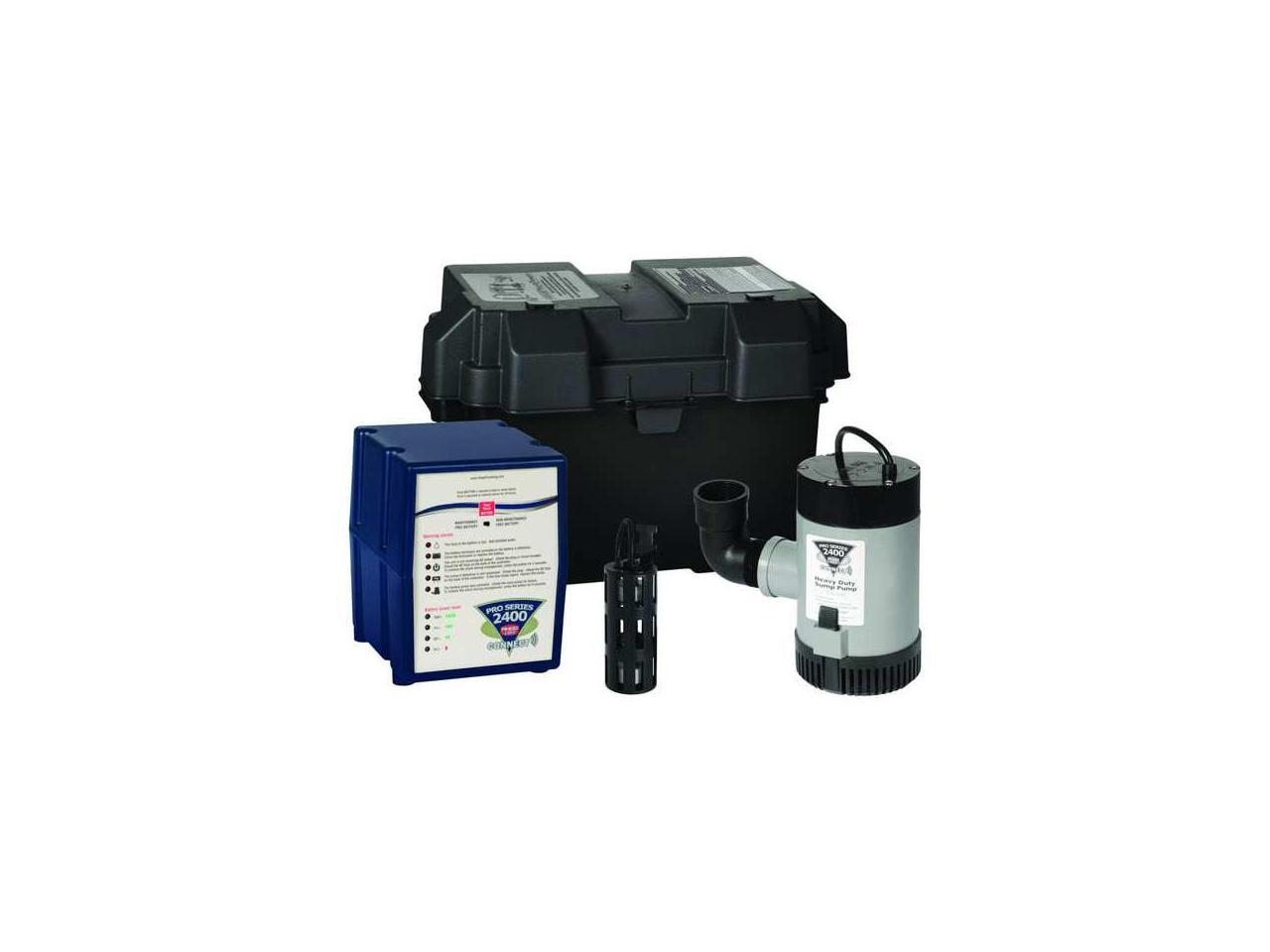 phcc pro series 2400 battery backup sump pump