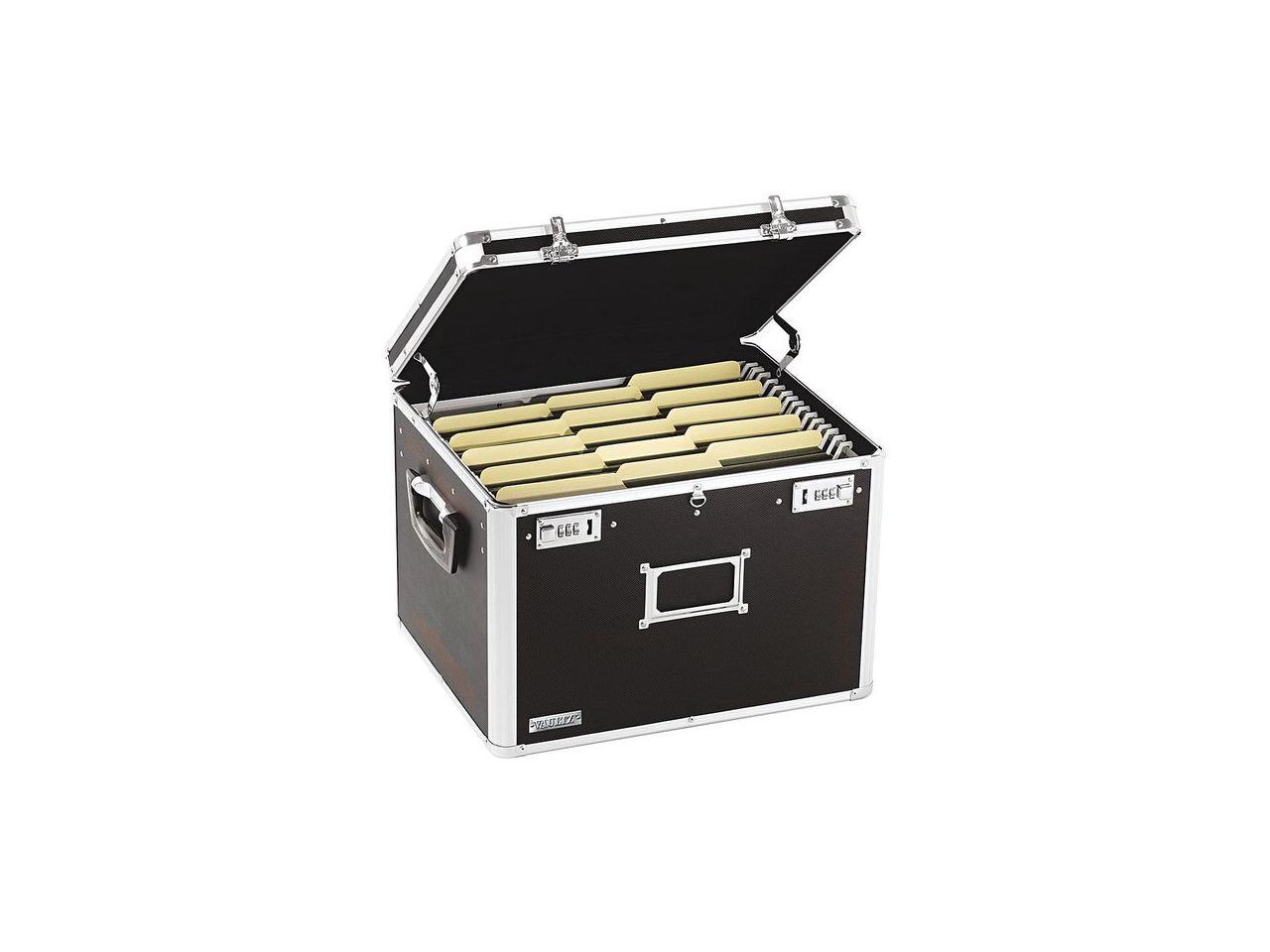 Vaultz Locking File Chest Storage Box Letter/Legal 171/2 x 14 x 121/2