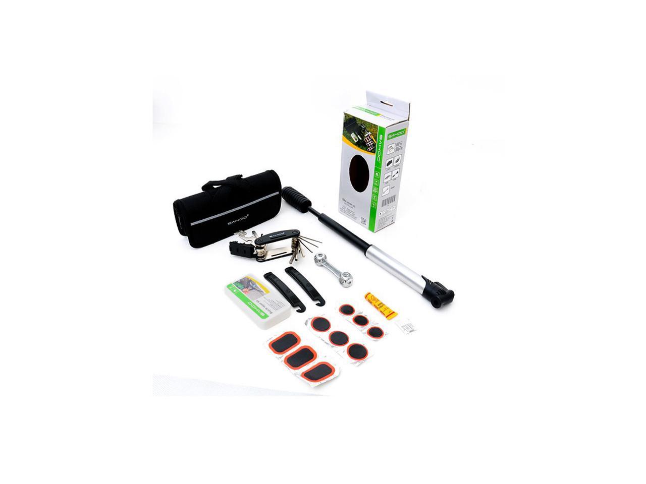 bike puncture repair kit with pump