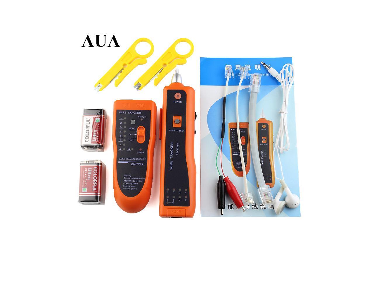 Details about   Network Line Finder Cable Tracker Tester Toner Electric Wire Tracer Pouch Kit 