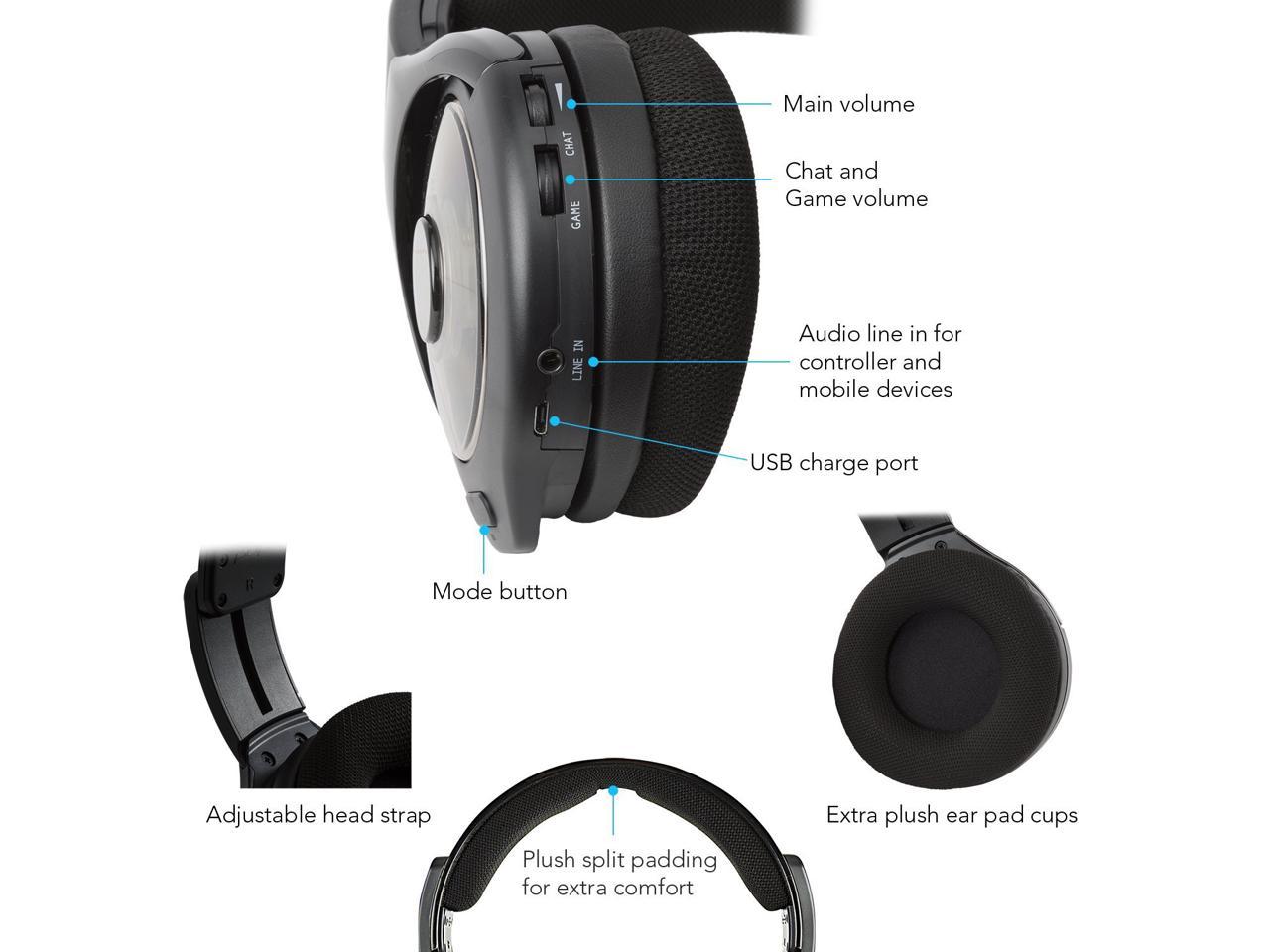 afterglow ag 7 wireless headset for xbox one