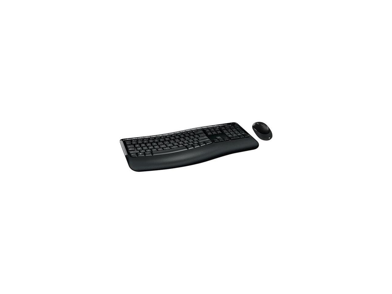 Microsoft Wireless Comfort Desktop 5050 with AES - Keyboard and Mouse ...