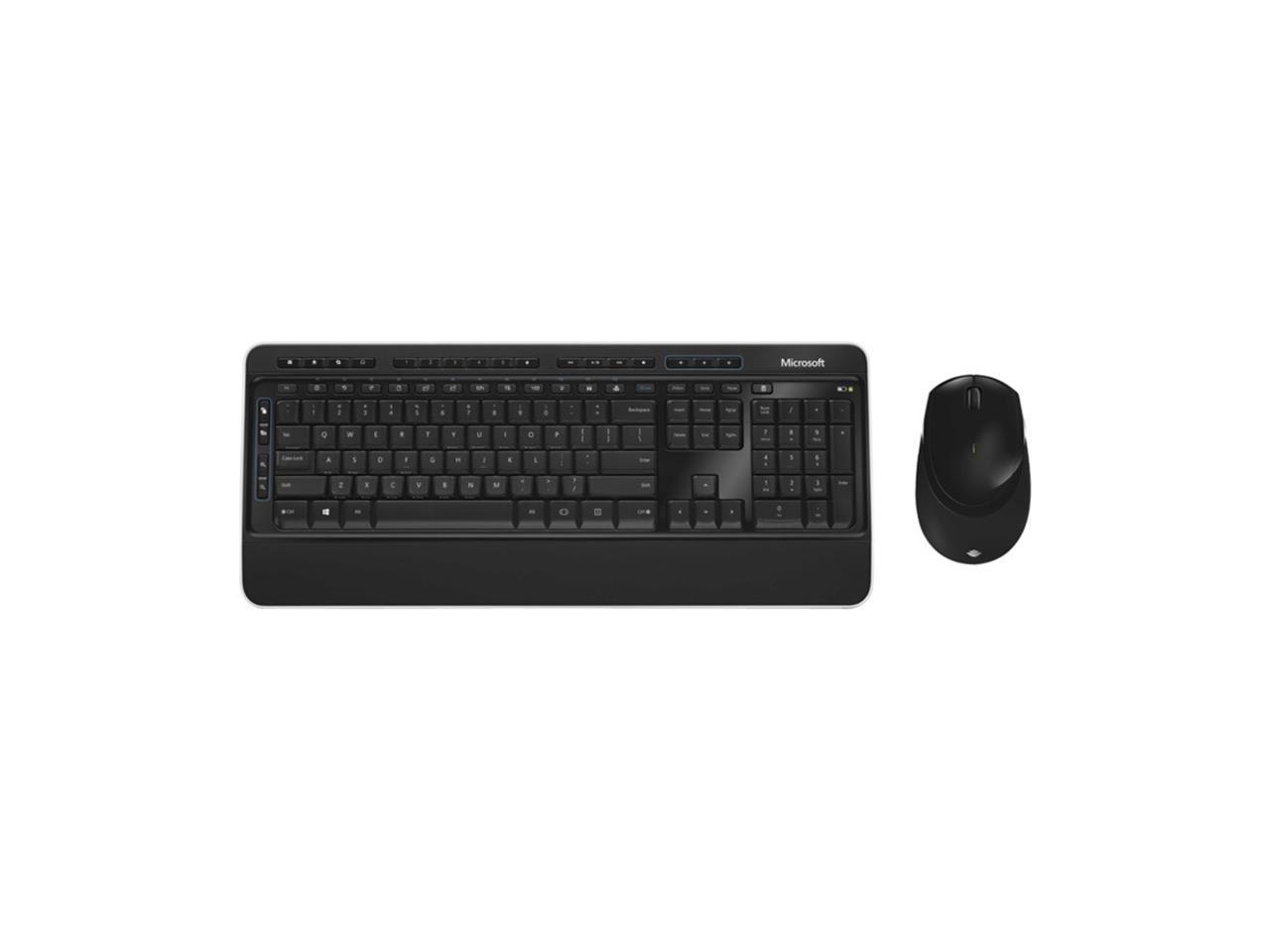 Microsoft wireless desktop 3050 black usb обзор