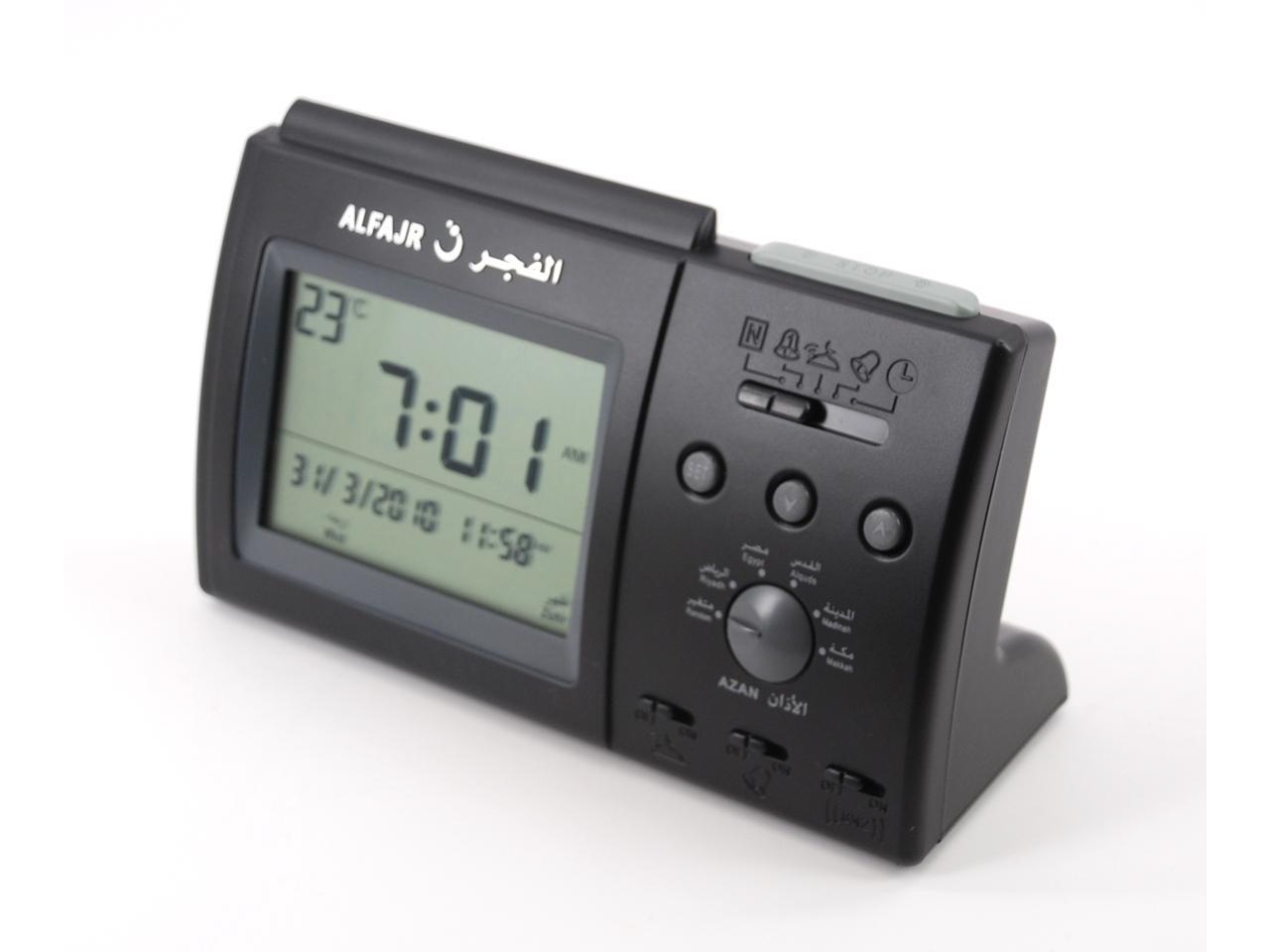 AlFajr Automatic Azan Clock Model CT01 Islamic Muslium Nimaz Ramzan
