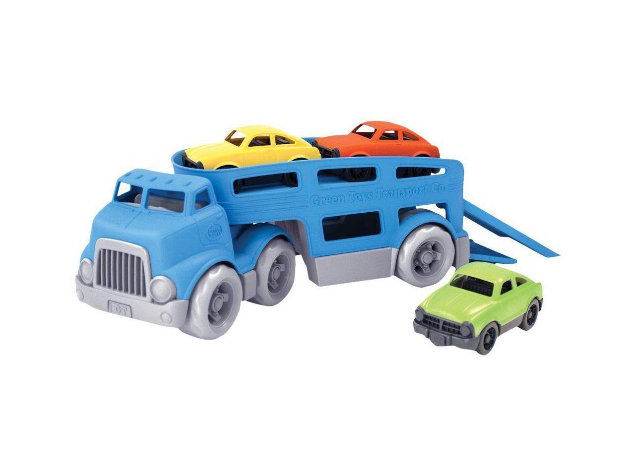 for sale online CCRB-1237 Green Toys Car Carrier Vehicle Set Blue 