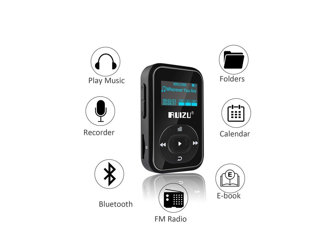 Jogging Insaneness Ultra Slim Mini USB Clip Digital Mp3 Music Player Support 8GB SD TF Card for When Running E Riding Hiking