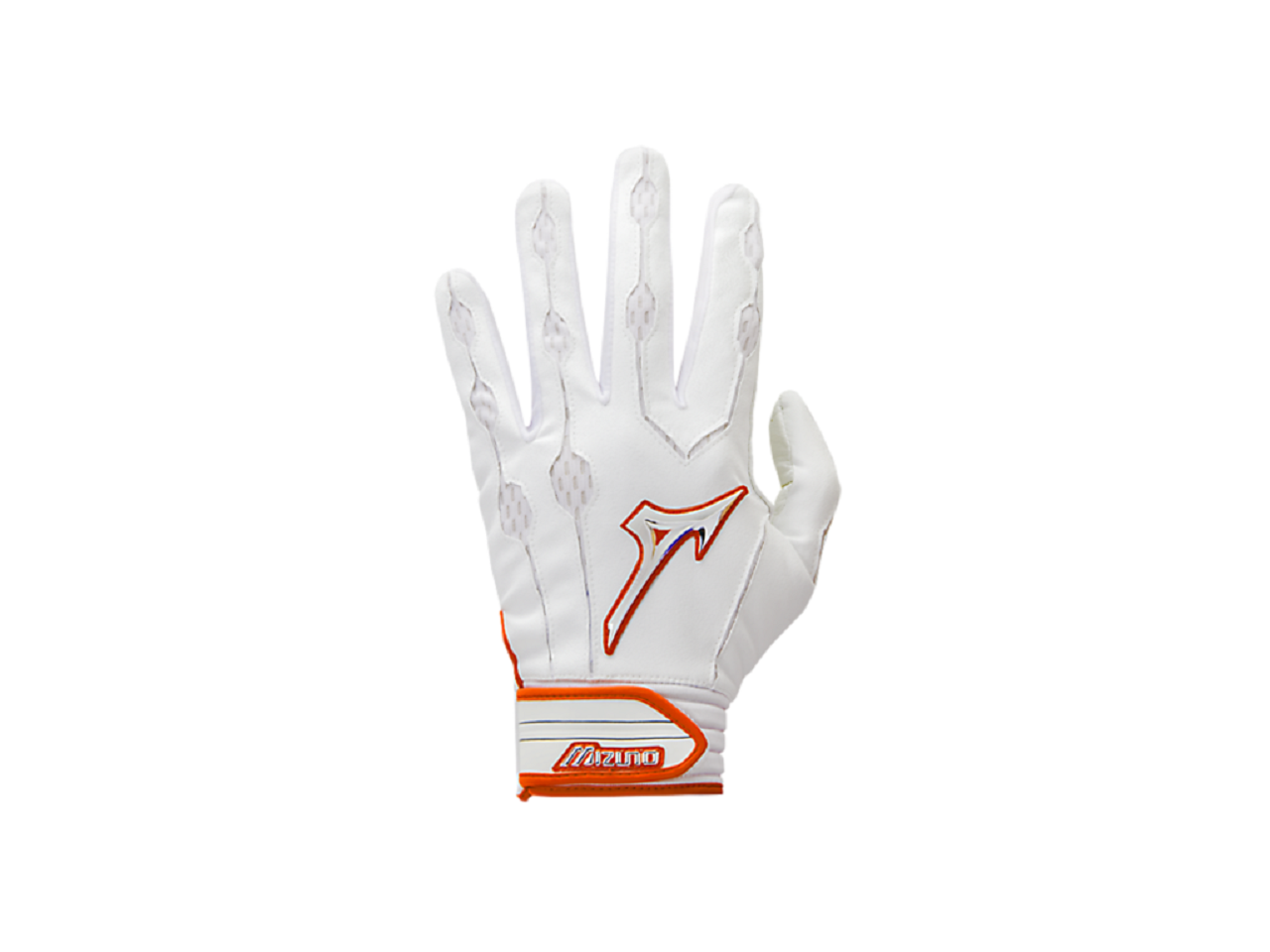 mizuno white batting gloves