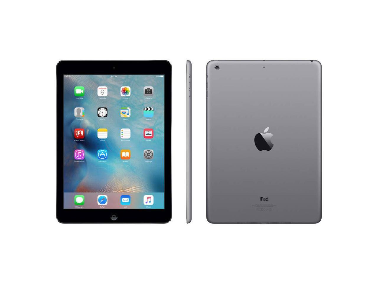 Refurbished Apple Ipad Air 32gb Wi Fi A1474 Md786ll A Tablet Space Gray Newegg Com