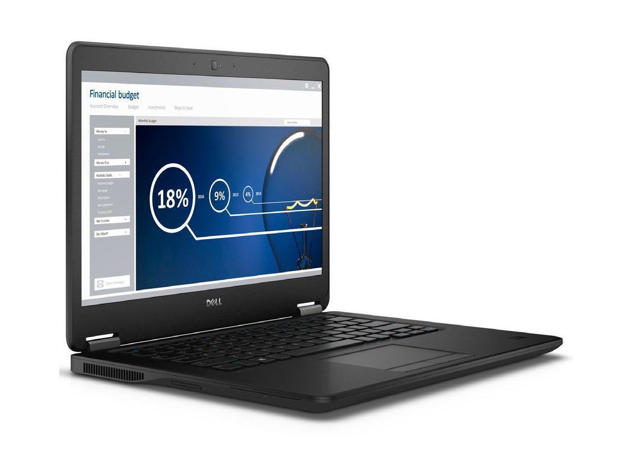 Refurbished Dell Latitude E7470 14 Grade A Ultrabook 6th Gen Intel Core I7 6600u 2 60 Ghz Turbo Up To 3 40ghz 8gb Ddr4 New 480gb Ssd Webcam Intel Hd Graphics 5 Windows 10