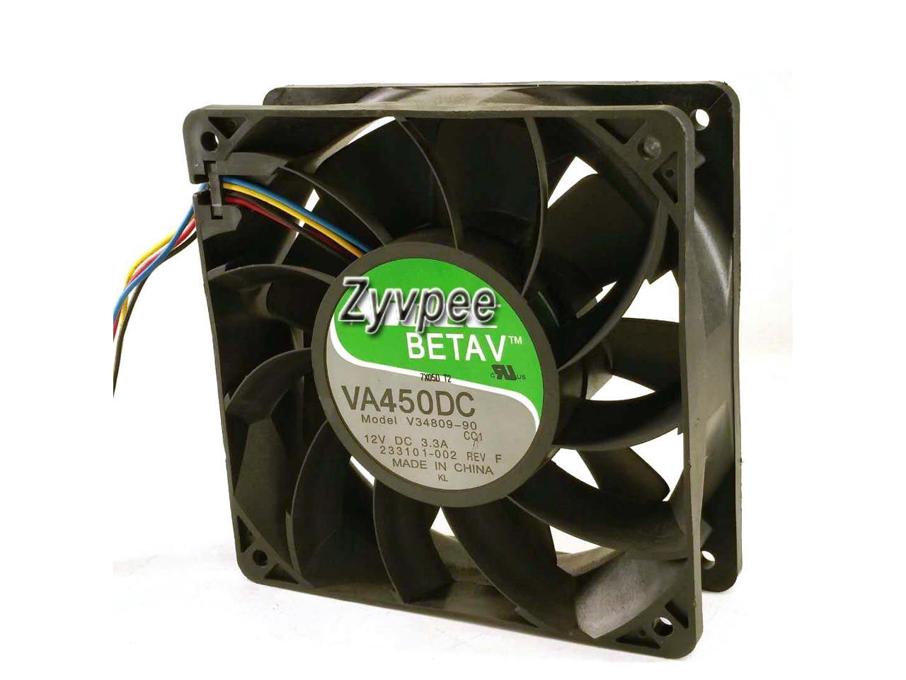 Nidec 120*38mm VA450DC V34809-90 DC12V 3.3A 4 wires 4 pins 12CM High ...