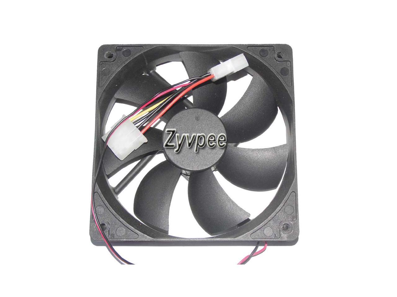 120MM Power Cooling DF1202512SEL 12V 0.16A 1.92W 2 Wires 12CM Case Fan ...
