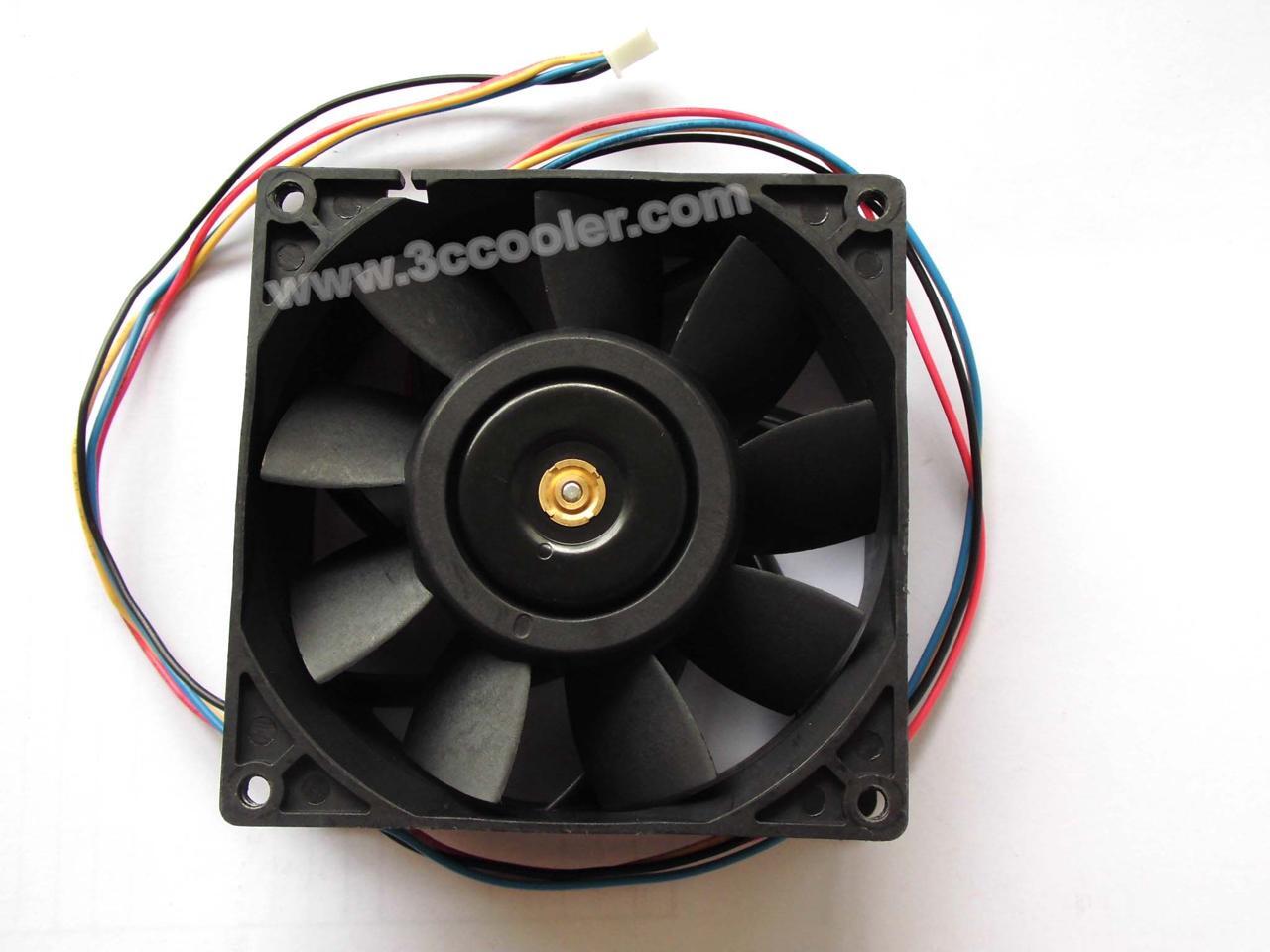 Ventilateur Delta PFB0948UHE 92x92x38 Mm - 48V 0,80A, 4 Broches PWM, Grand Débit D'air, Neuf (ouvert)