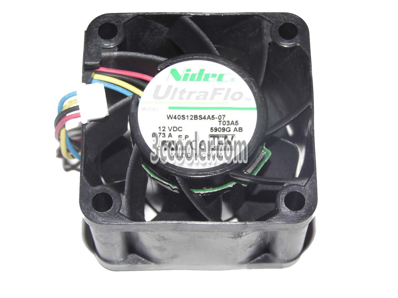 for NIDEC D08A-12PS14 12.6V 0.23A 4pin Ball Bearing Case Cooling Fan 