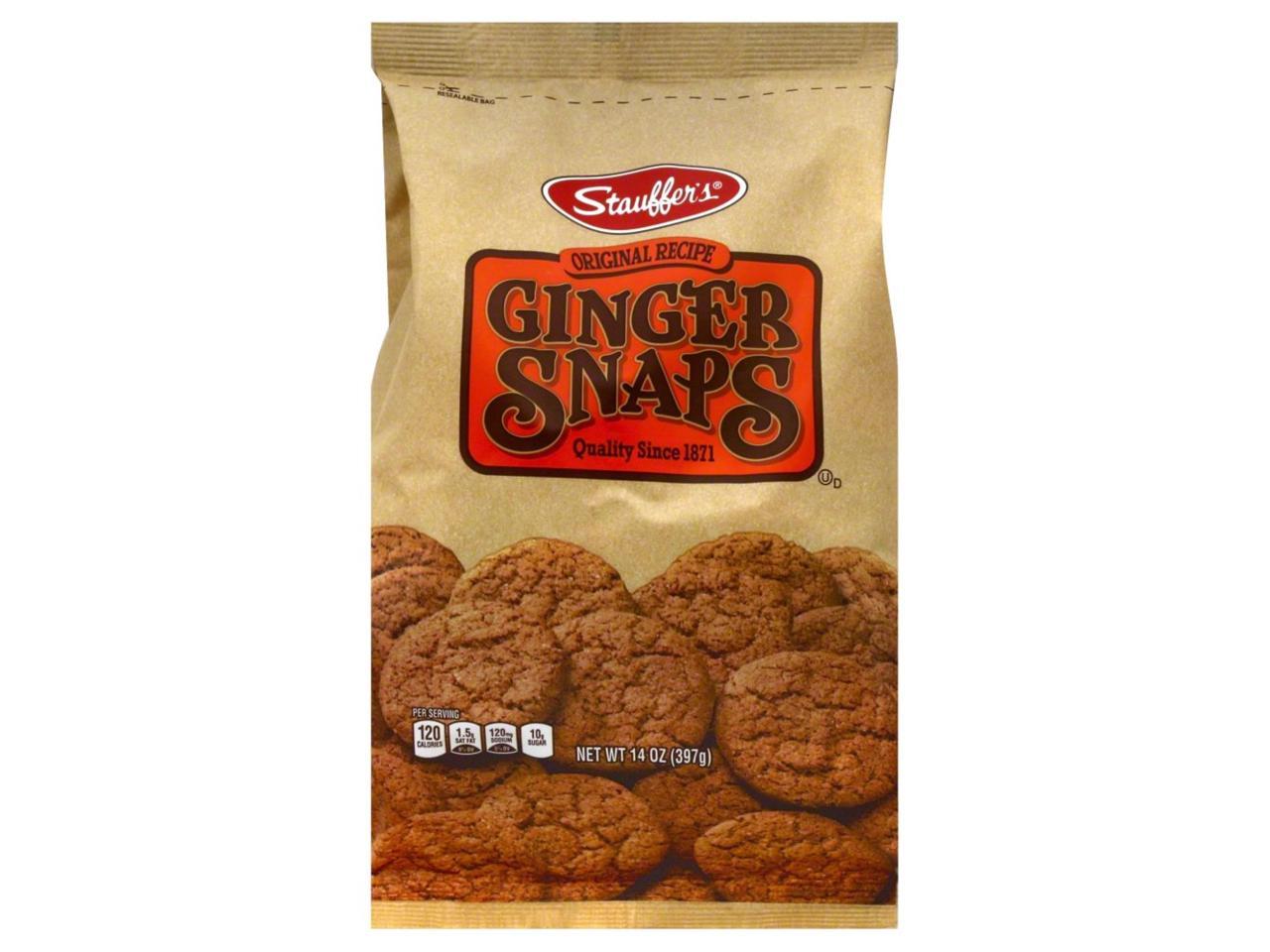 STAUFFER, COOKIE GINGER SNAP ORGNL, 14 OZ, (Pack of 12) - Newegg.com