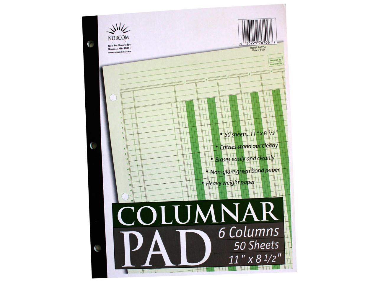 norcom-columnar-pad-6-columns-11-x-8-5-inches-50-sheets-76706-10