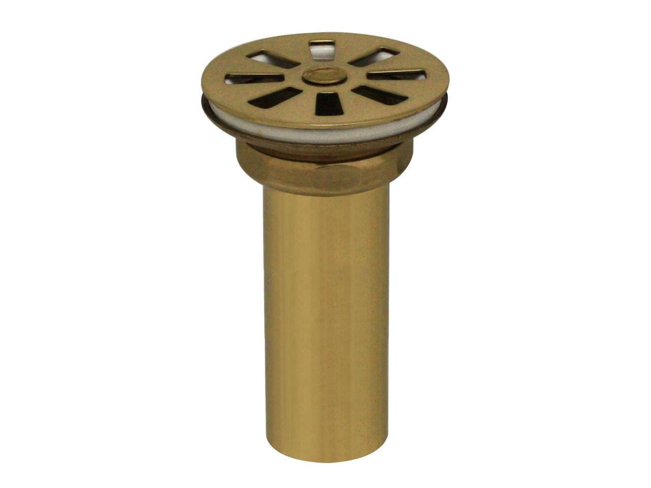 Grid Drain Polished Brass