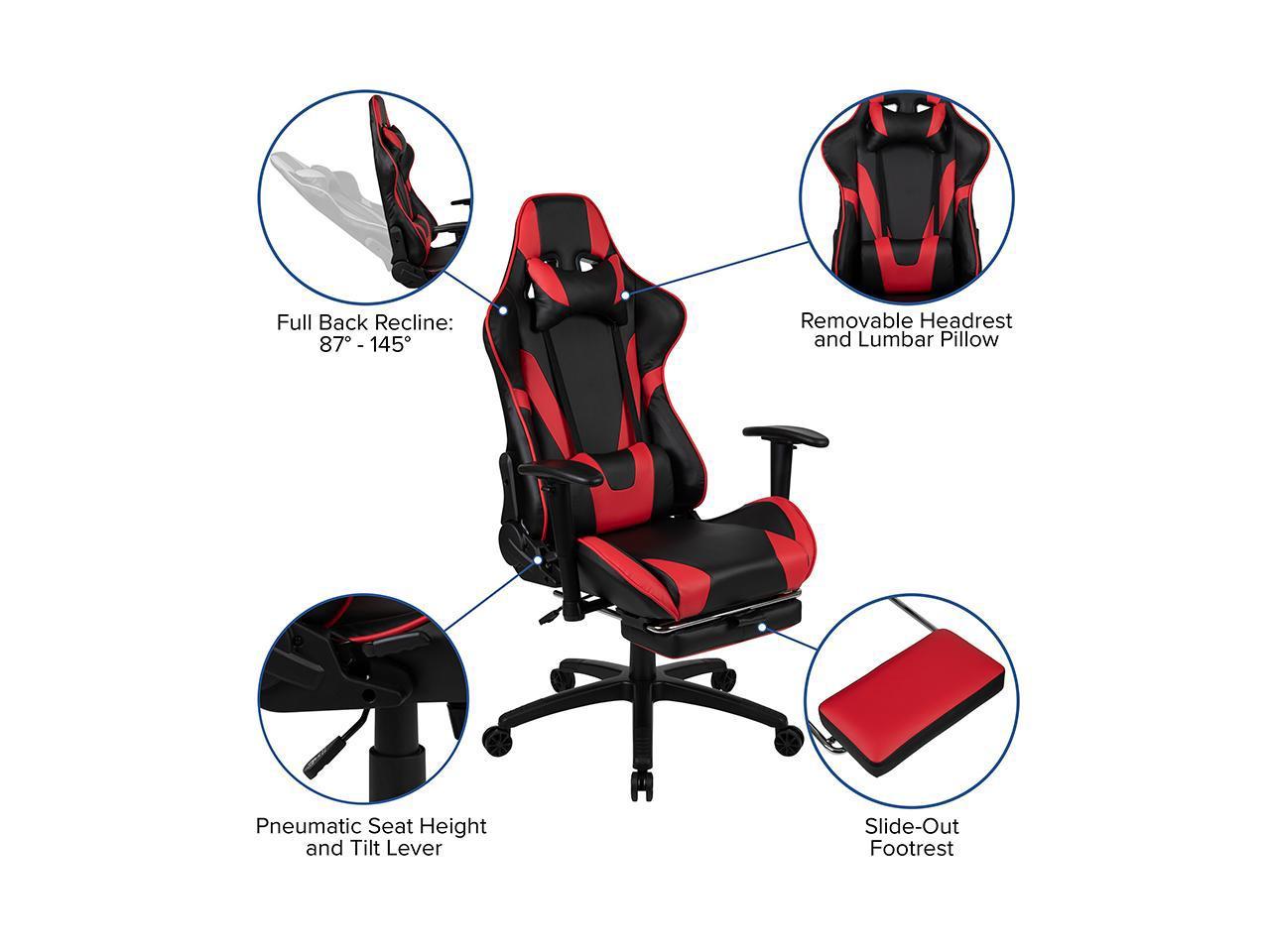 fully reclining gaming chair