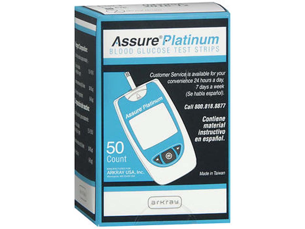 Assure Platinum Blood Glucose Test Strips - 50 ct - Newegg.com