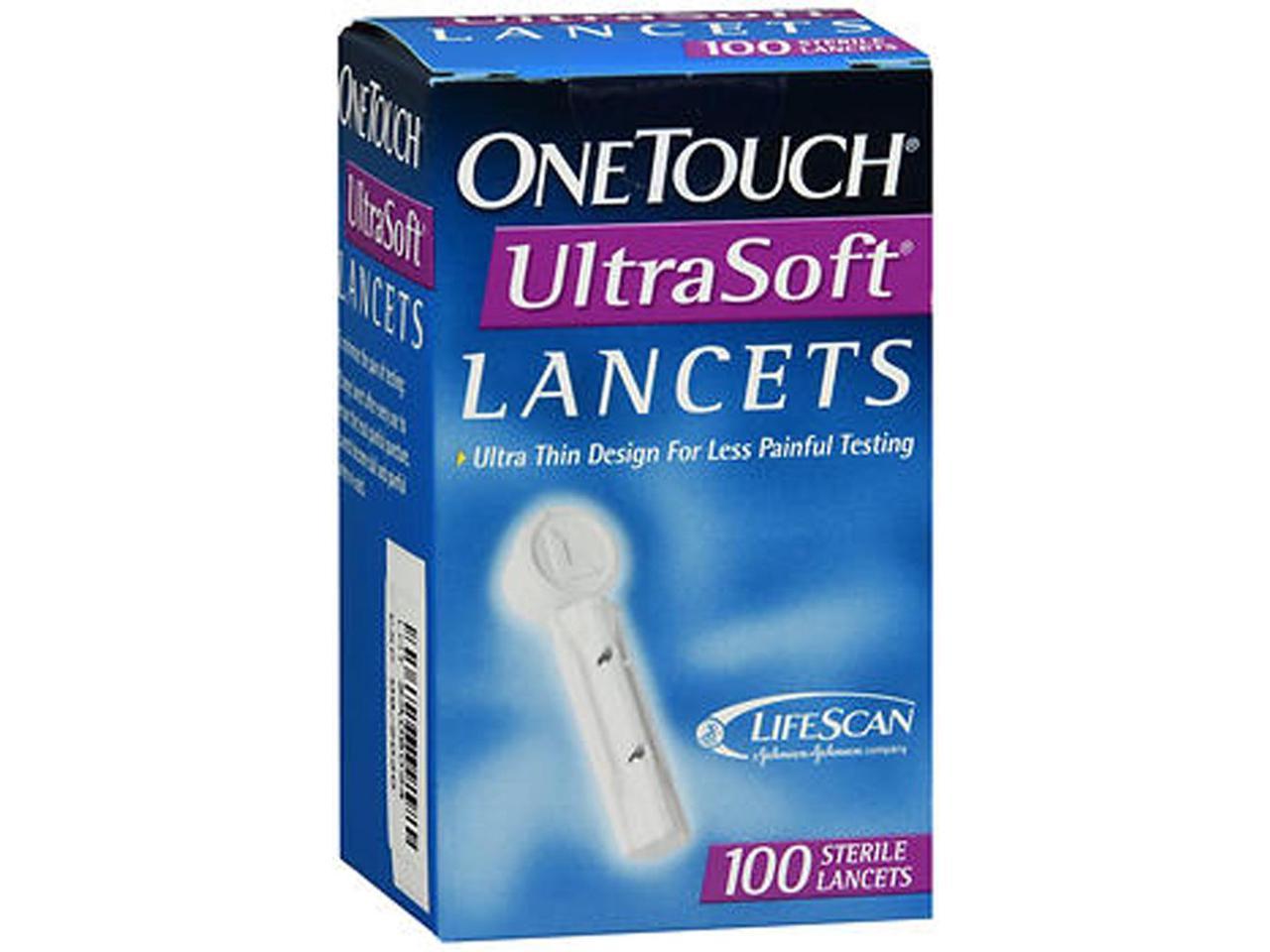 OneTouch UltraSoft Lancets - 100 ct - Newegg.com