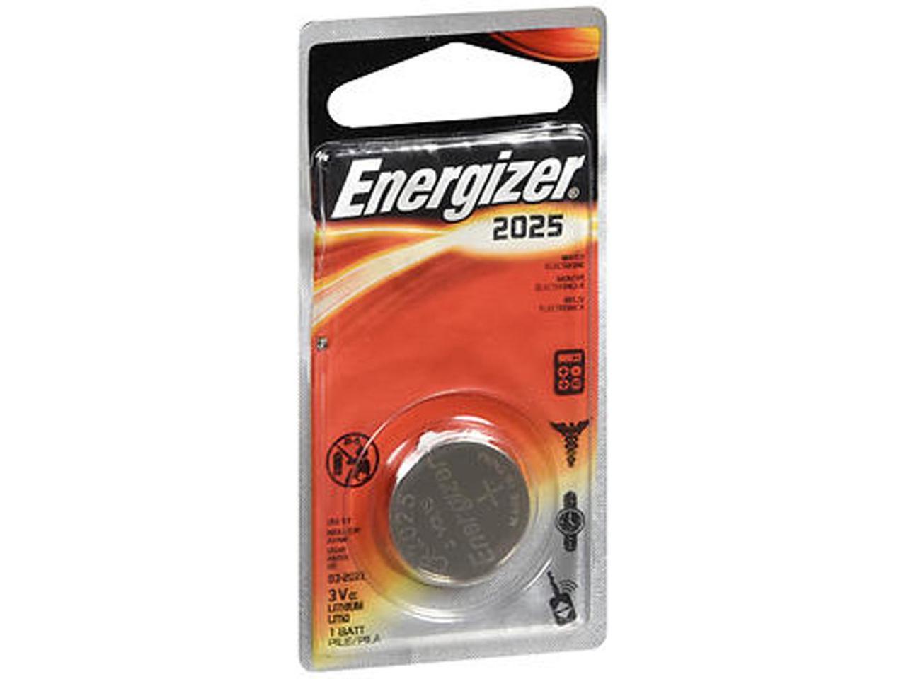 ENERGIZER Lithium 2025/CR2025 ECR2025BP 3V Coin Cell Battery, 1pack