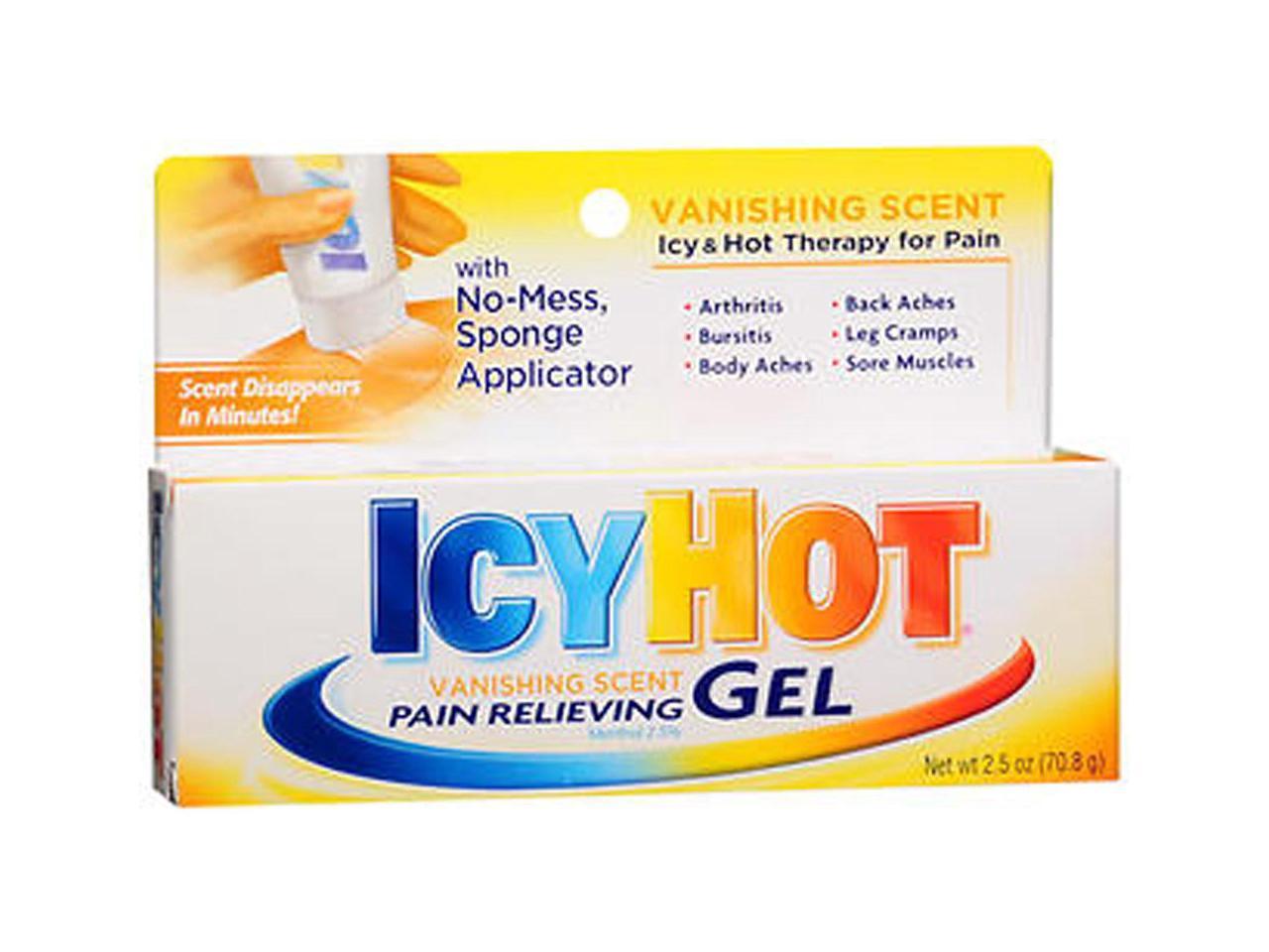 Icy Hot Pain Relieving Gel Vanishing Scent - 2.5 oz - Newegg.com