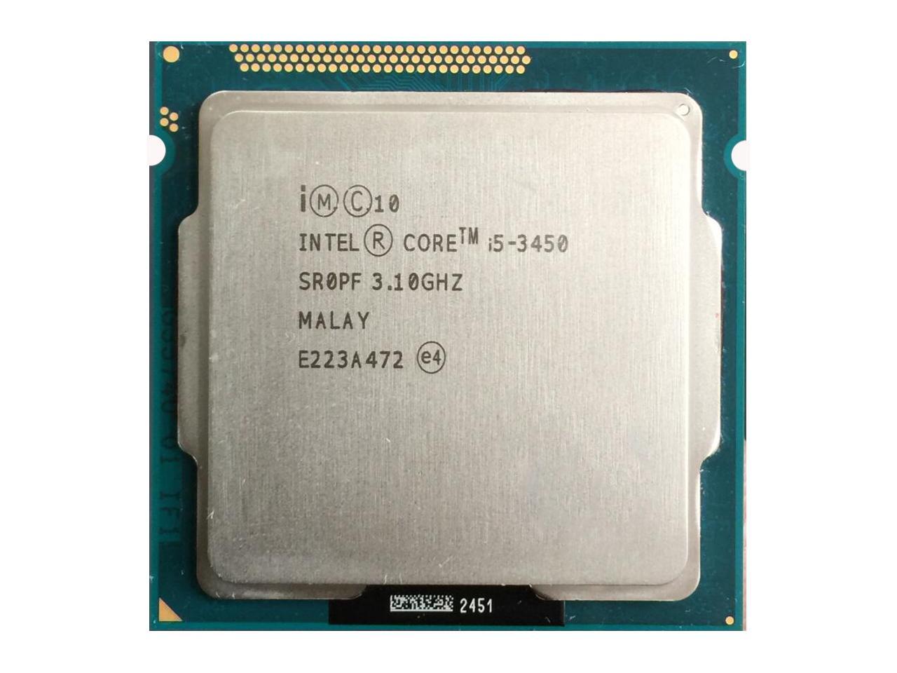 Разгон процессора intel core i5 3450