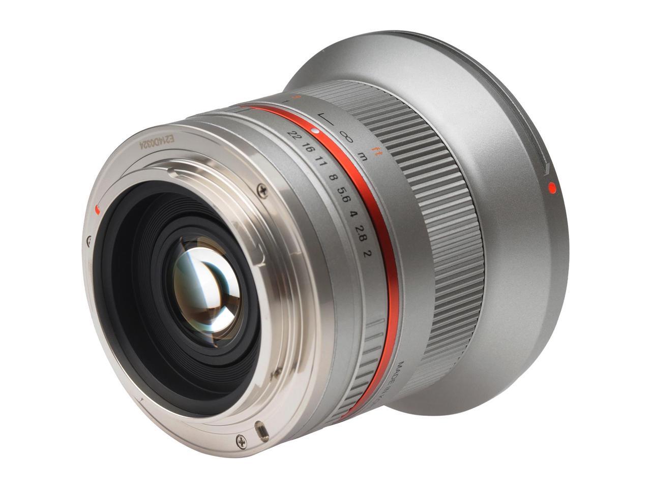 Rokinon 12mm f/2.0 Ultra Wide Angle Lens (Silver) (for Sony Alpha EMount Cameras)