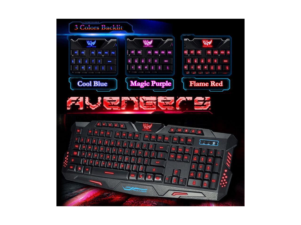 3 Colors BluePurpleRed Backlight Professional Gaming 3 Colors BluePurpleRed Backlight Professional Gaming
