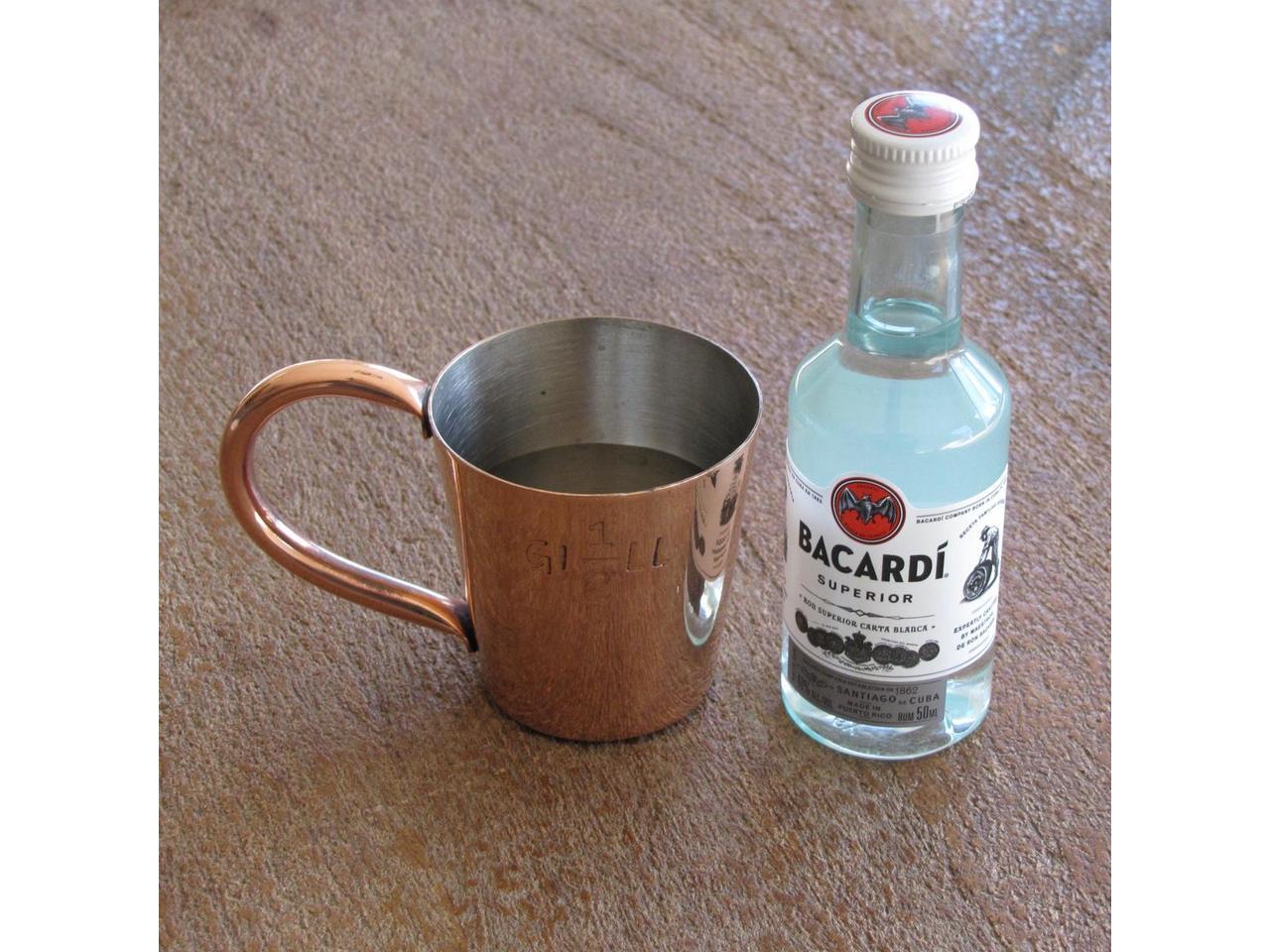 Treasure Gurus 1/2 Gill Copper British Royal Navy Rum Ration Cocktail