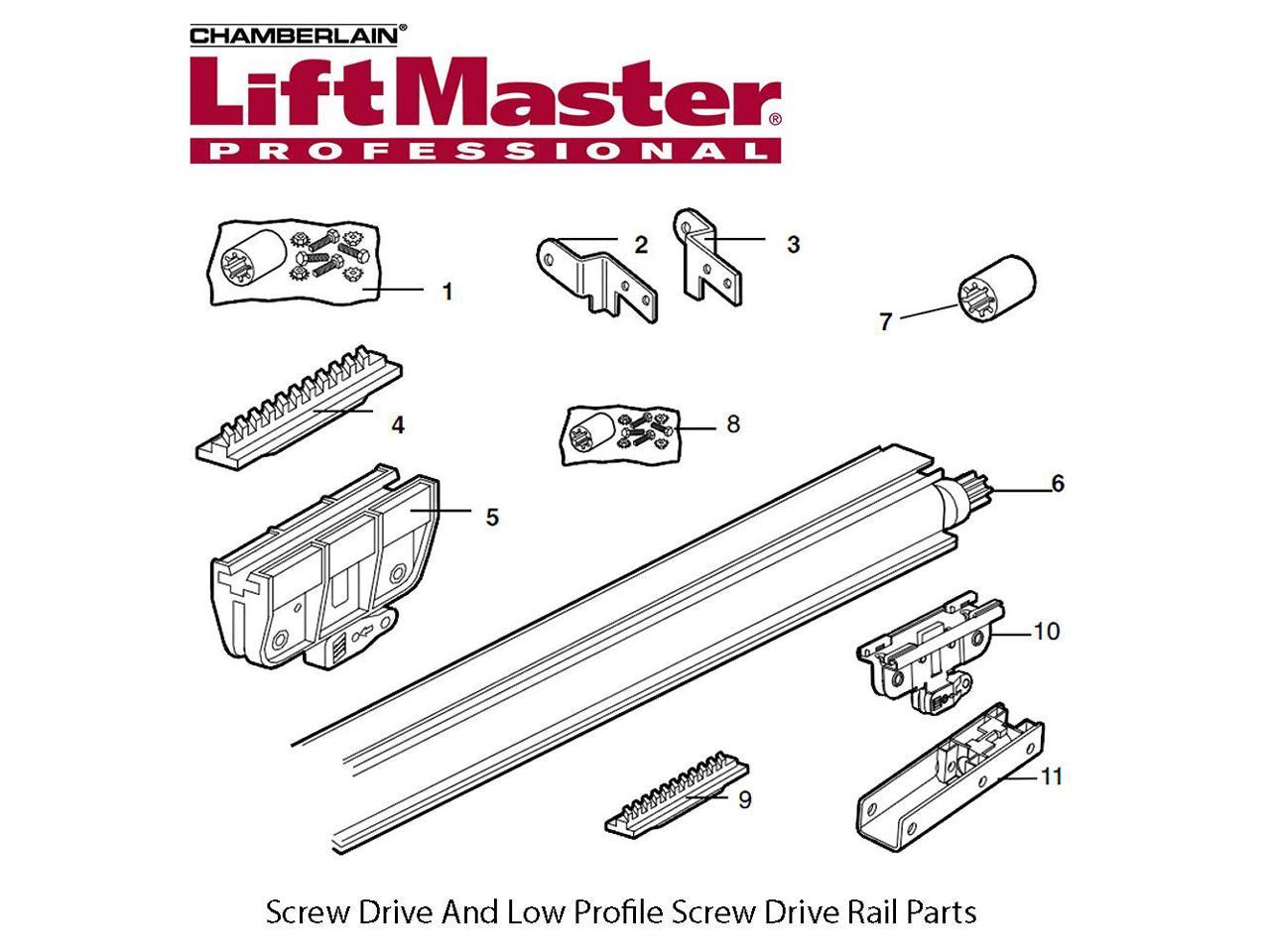 LiftMaster LM 41A6262 Assembly Trolley 3 Pcs Screw-Drive Trolley Motor Models 3130 3240