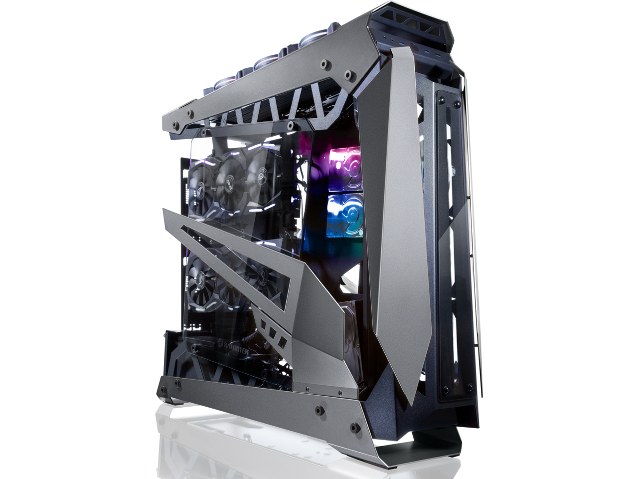 RAIJINTEK NYX PRO -Titan, a Open Frame Alu. Case (EE-B M/B), 4mm ...