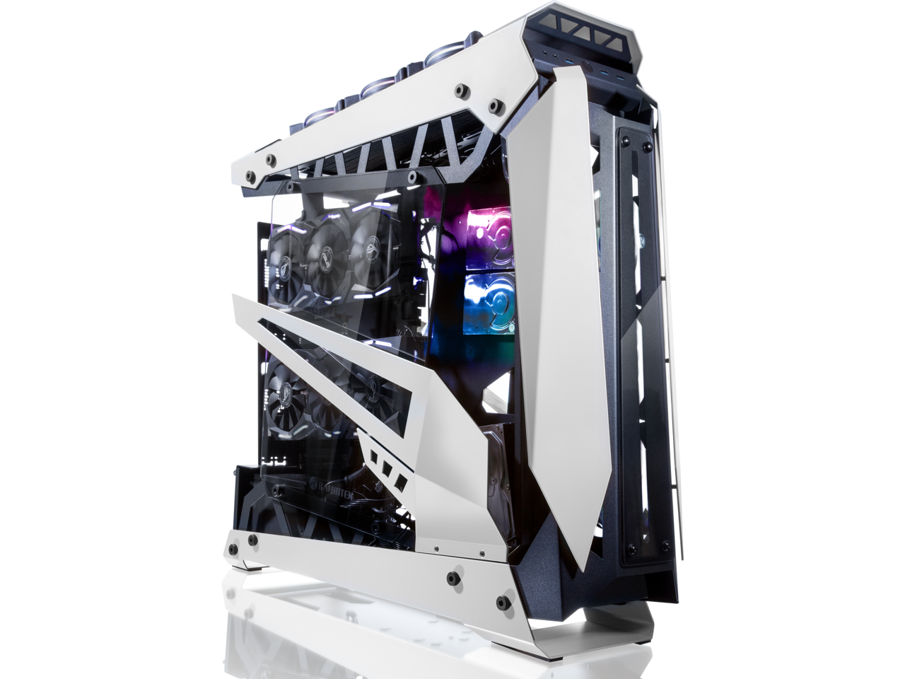 Raijintek Nyx Pro - White, A Open Frame Alu. Case (ee-b M B), 4mm 