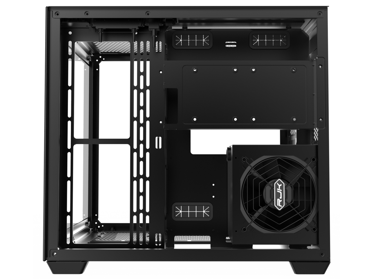 RAIJINTEK PAEAN C7 Black, ATX Case, Supports SLI CROSS FIRE VGA Card ...