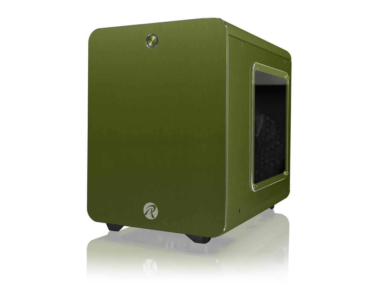 Raijintek Metis Plus Green A Alu M Itx Case Is With One 125 Led Fan At Rear Usb 3 0 2 Ventilate Holes At Top Compatible With Standard Atx Psu 170mm Vga Card Length