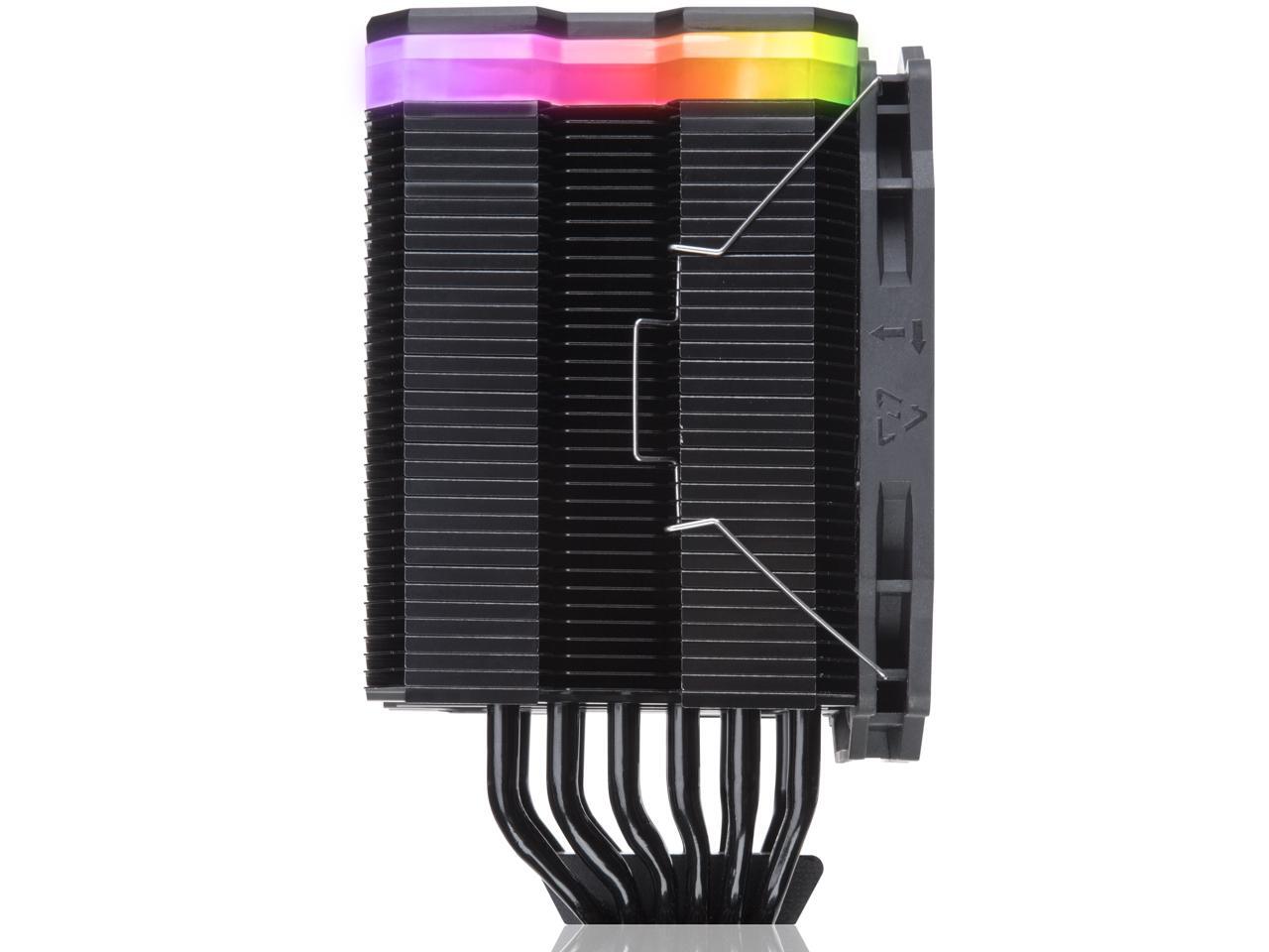 MYA RBW, CPU cooler with Addressable LED panel, 6*6mm heatpipe, 12013