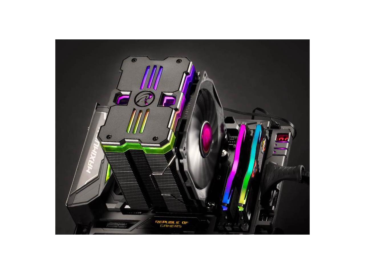 MYA RBW, CPU cooler with Addressable LED panel, 6*6mm heatpipe, 12013