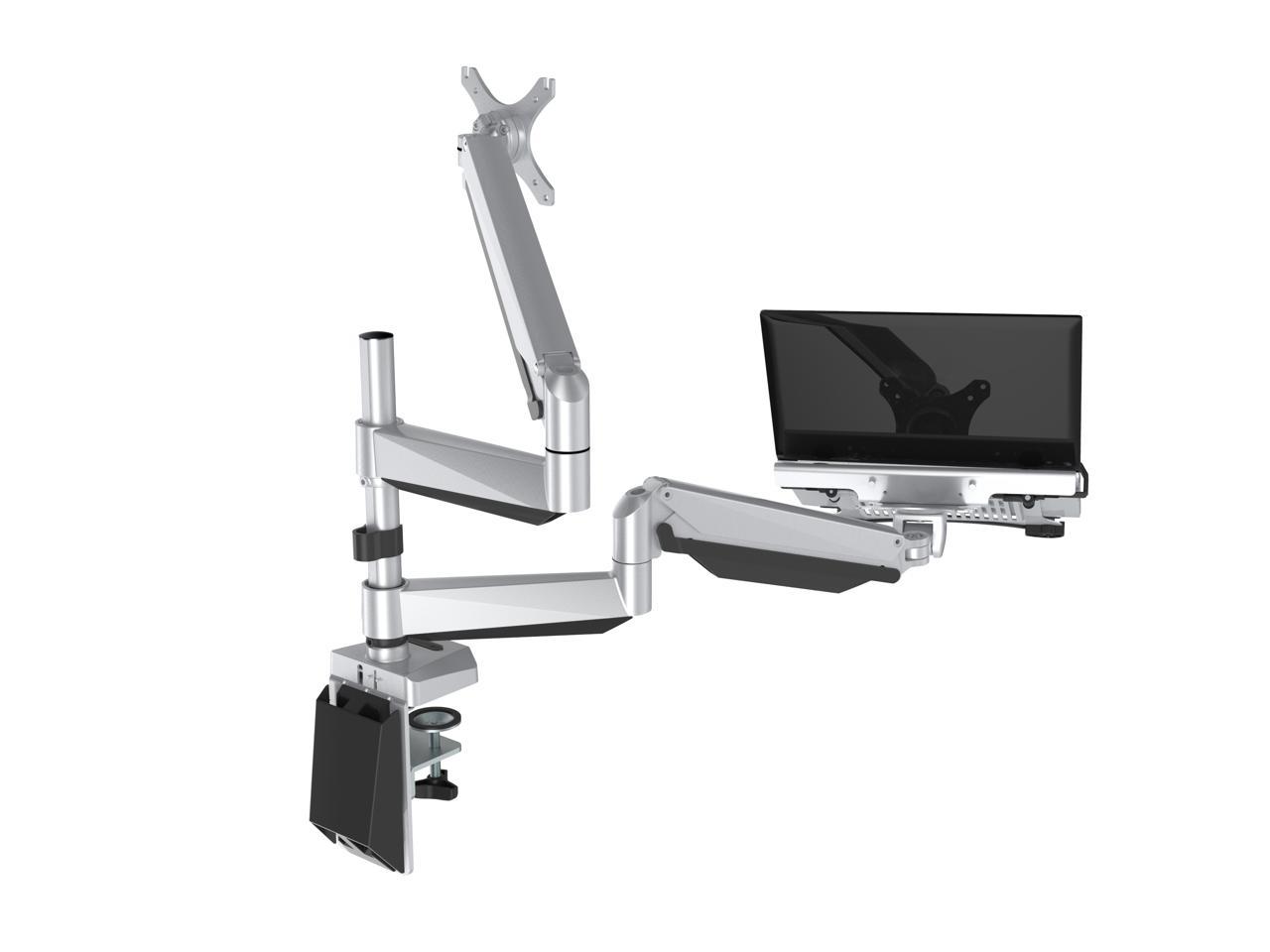 Loctek D7dp Swivel Dual Lcd Arm Desk Laptop Mount Monitor Stand Fits 10