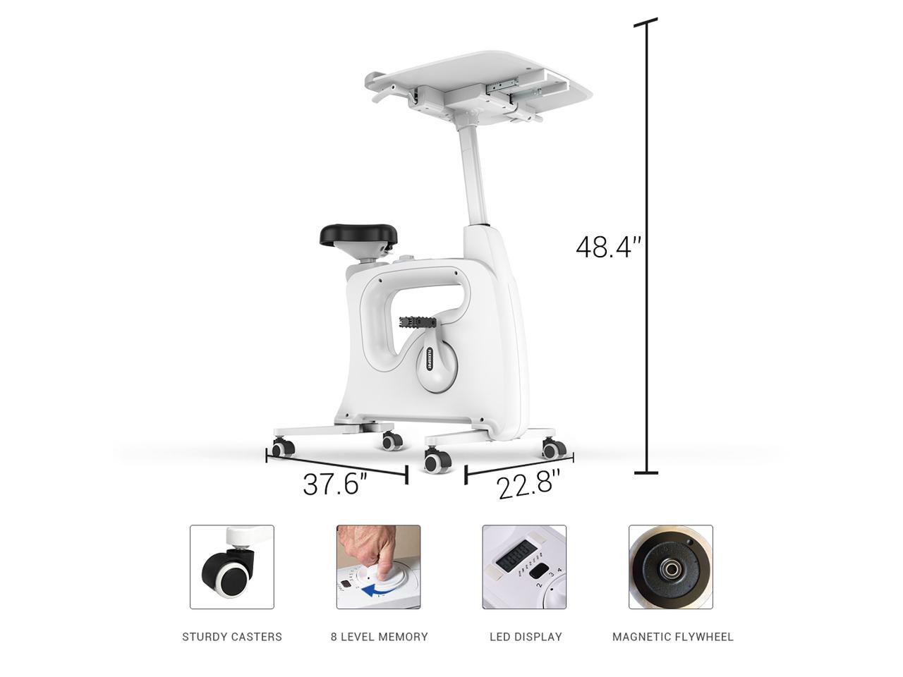flexispot home office standing desk exercise bike