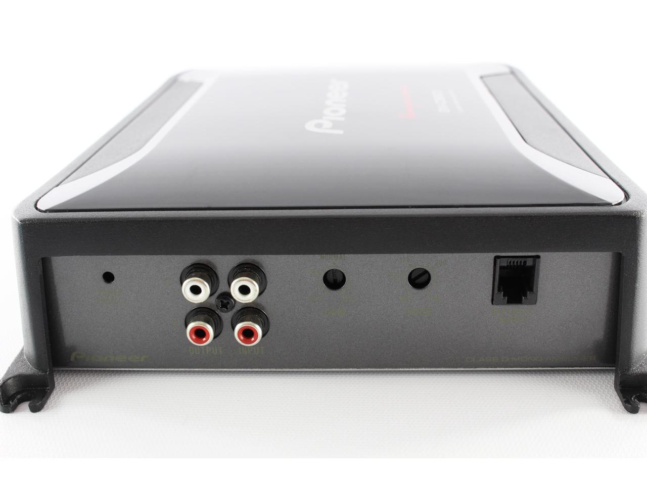 New Pioneer Gmd8601 1600W Car Audio Mono Amplifier Amp With Bass Knob