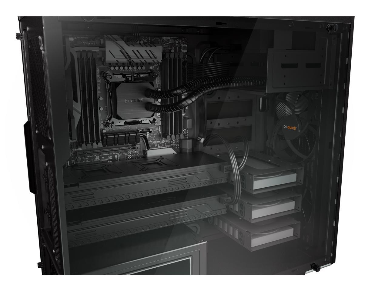 Used Like New be quiet! PURE BASE 600 WINDOW Black