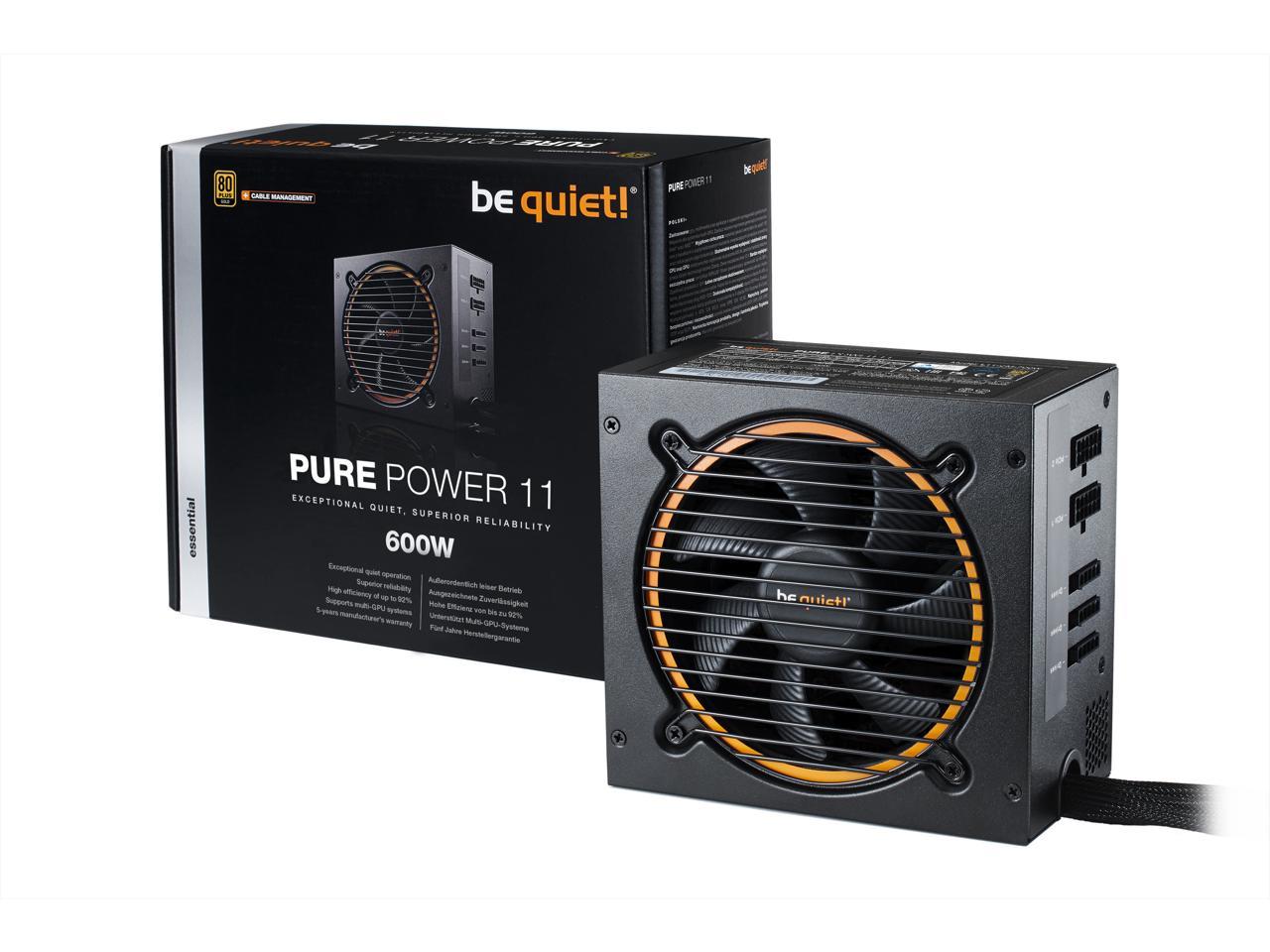 Блок питания be quiet pure power 11 600w обзор