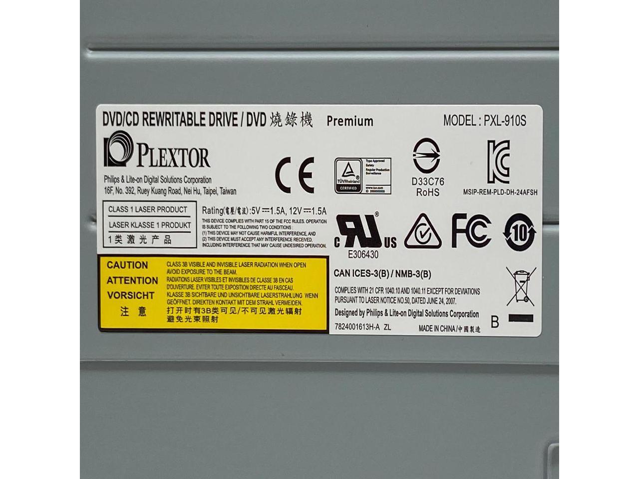 Best Internal SATA CD Drive For Burning / Ripping Accurately Plextor