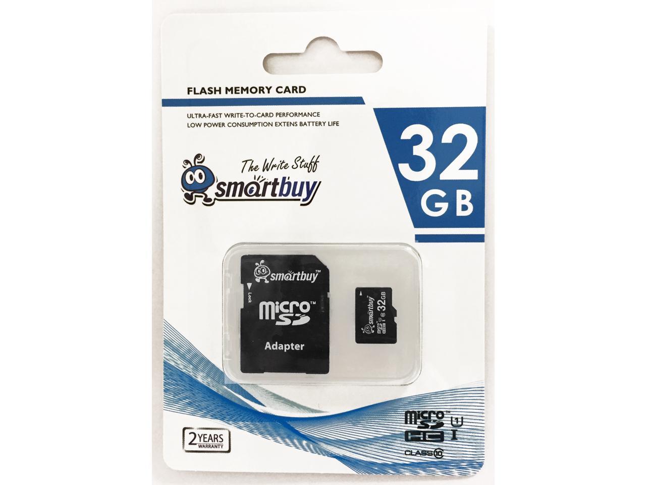 Micro sdxc карта памяти smartbuy 64gb class 10 uhs 1 с адаптером sd